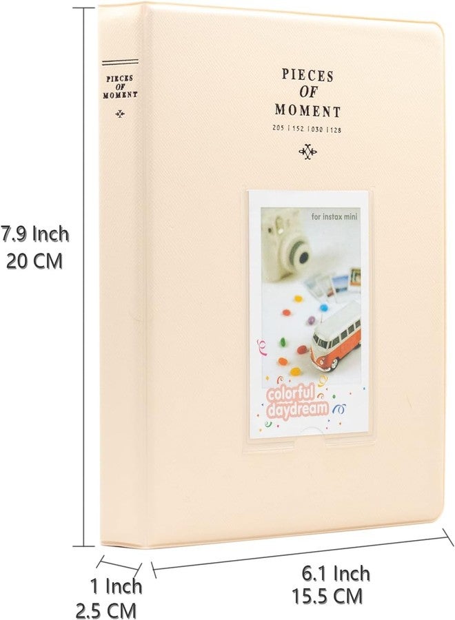 Zenko 128 Pockets Mini Photo Album compatible with Fujifilm Instax Mini 12 Mini 11 Mini 9 Mini 8 Mini 90 Mini 25, Polaroid Snap PIC-300, Kodak Min (Beige) - Image 3